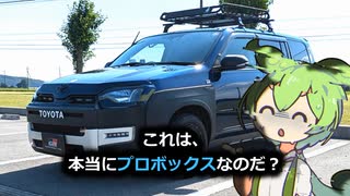 【ずんだもんの車レビュー】これに乗れるなら社畜になってもいい！カッコ良すぎたプロボックスｗ【内外装&試乗レビュー】