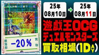 遊戯王 買取相場《32枚/1日》｜08月10日～08月11日 ＜20円以上騰落＞ #遊戯王OCG #DOOMOFDIMENSIONS #デュエリストアドバンス #黒魔導HERO御巫