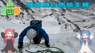 【リアル登山アタック】残雪期白馬岳主稜【ニコニコ登山祭2025】