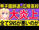 広陵高校、SNSで炎上したので甲子園を辞退!?全てSNSが悪いのか・・・。