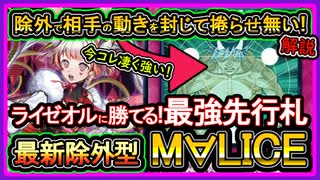 【マリス】ライゼオルに勝てる除外型M∀LICEが今超強い展開！環境最強は先行番長墓地メタ【回し方】最強構築【遊戯王マスターデュエル】【yugioh】
