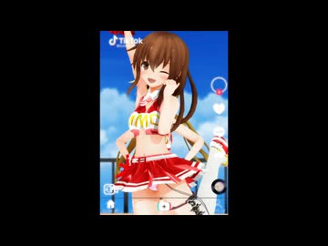 【MMD艦これ】皐月×文月「アイドル新鋭隊」チアガールVer　文月推しカメラ