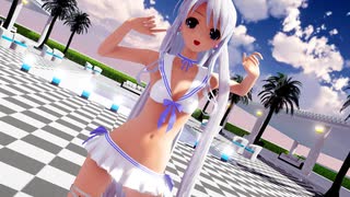 【MMD】らぶ式Yukiで『INTERGALACTIA』sailor bikini ver.