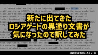 ◆新たに出てきたロシアゲートの黒塗り文書が気になったので訳してみた