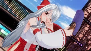 【COM3D2】銀髪ポニテ巫女メイドで「さくらうららか、はらひらり」