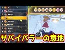 ドラフト最下位だけどサバイバル勢として最終セクションまで残った記念【マリオカートワールド 】