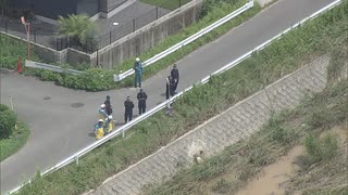 【記録的大雨】増水した川に流され行方不明となった男女2人の捜索続く　約70人態勢で範囲を広げて発見を急ぐ　福岡･福津市
