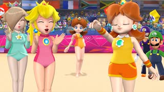 デイジーのスポーツ体操！【マリオ&ソニックＡＴロンドンオリンピックＷｉｉ】①