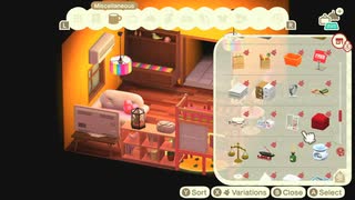 あつまれ どうぶつの森 かわいい部屋のスピードビルド