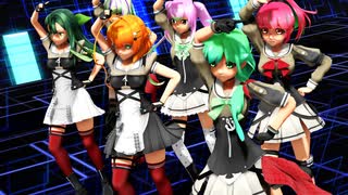 [MMD]艦これ 松・竹・梅・桃・杉・榧 ハイファイレイヴァー｛着衣有り｝