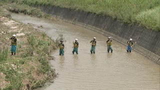 行方不明の男女2人　消防隊員がドローンを使い海岸を捜索　下水処理施設の復旧作業も続く　福岡