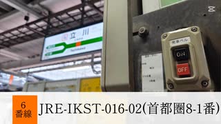 青梅線・中央線立川駅発車メロディ集(1〜6番線)