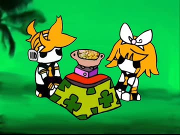 【鏡音リン& 鏡音レン】おでぃんはわい【オリジナル曲】