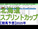 【競馬予想】2025「北海道スプリントカップ(JpnⅢ)」