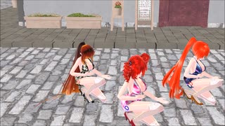 【MMD】Calc.【重音テト　波音リツ】