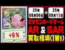 ポケカ【AR&SAR】買取相場《110枚/週》｜08月06日～08月13日 ＜50円以上騰落＞ #ポケモンカードゲーム #アートレア #スペシャルアートレア