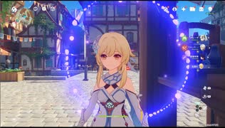 原神　雷電将軍＆風ほたちん＆ナヒーダでデイリー任務#５４５。地脈の花