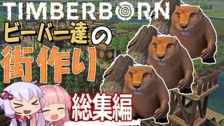 初見プレイ一発撮り　Timberborn ビーバーたちの街づくり　総集編