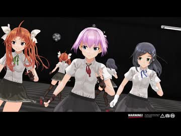 【MMD艦これ】不知火with黒潮＆陽炎　OverDose