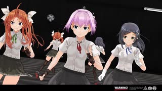 【MMD艦これ】不知火with黒潮＆陽炎　OverDose