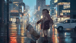 ネオン街と夜の海を歌ってみた【綿石】