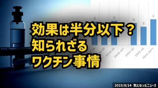 ◆効果は半分以下？知られざるワクチン事情