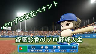 【結月ゆかり実況】斎藤鈴香のプロ野球人生#4【パワプロ架空ペナント】