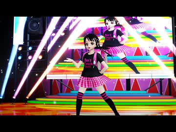 【ＭＭＤ】#超絶かわいい　しゆちゃん　Ｔシャツ＆ミニスカート　黒髪ロング　【Ray-MMD1.52　ぱんつ注意】