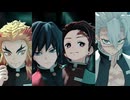 【鬼滅のMMD】ぼかろころしあむ【煉獄　炭治郎　冨岡　不死川】