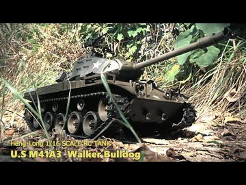 HENGLONG 1/16 SCALE RC TANK 【U.S M41A3 Walker Bulldog