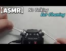 【ASMR/声なし】ダイソーのスゴふわっ綿棒でマイクに直接耳かき