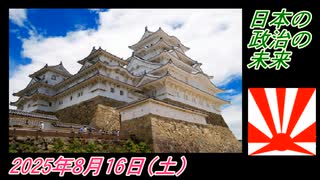 3-3 日本の政治の未来。菜々子の独り言2025年8月16日(土)