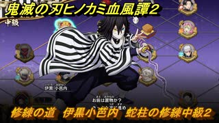 鬼滅の刃ヒノカミ血風譚２　修練の道　伊黒小芭内　蛇柱の修練中級２　＃２９６