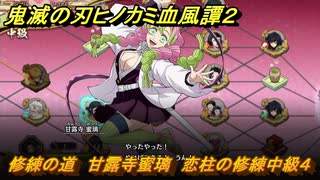 鬼滅の刃ヒノカミ血風譚２　修練の道　甘露寺蜜璃　恋柱の修練中級４　＃３０３