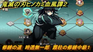 鬼滅の刃ヒノカミ血風譚２　修練の道　時透無一郎　霞柱の修練中級１　＃３０７