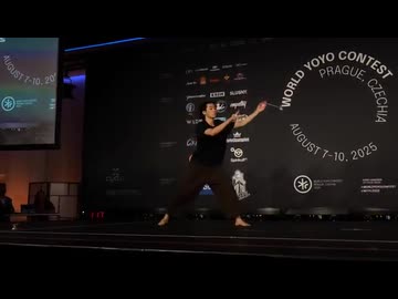 ホモと見る世界ヨーヨーコンテスト2025で優勝したMUR