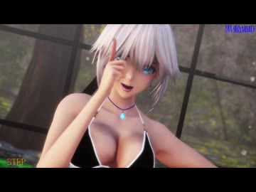 黒動[MMD]咲夜、美鈴、パチュリーでSTEP