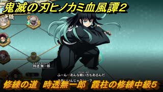 鬼滅の刃ヒノカミ血風譚２　修練の道　時透無一郎　霞柱の修練中級５　＃３１１