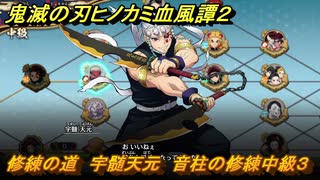 鬼滅の刃ヒノカミ血風譚２　修練の道　宇髄天元　音柱の修練中級３　＃３１５