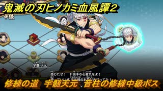 鬼滅の刃ヒノカミ血風譚２　修練の道　宇髄天元　音柱の修練中級ボス　＃３１９