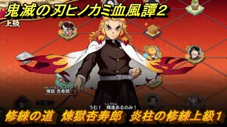 鬼滅の刃ヒノカミ血風譚２　修練の道　煉獄杏寿郎　炎柱の修練上級１　＃３２０