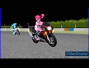 MMD、テト、ミク、バイク、2台で、F１のテーマ曲と他１曲