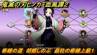 鬼滅の刃ヒノカミ血風譚２　修練の道　胡蝶しのぶ　蟲柱の修練上級１　＃３２８
