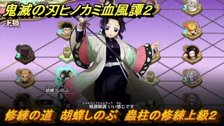 鬼滅の刃ヒノカミ血風譚２　修練の道　胡蝶しのぶ　蟲柱の修練上級２　＃３２９