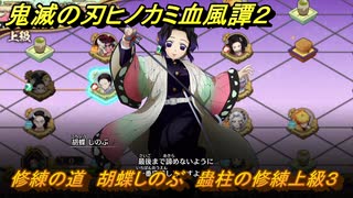 鬼滅の刃ヒノカミ血風譚２　修練の道　胡蝶しのぶ　蟲柱の修練上級３　＃３３０