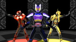 【MMD夏祭り2025】はぴぱれ組でWAVE【仮面ライダーガヴ】