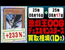 遊戯王 買取相場《35枚/1日》｜08月16日～08月17日 ＜20円以上騰落＞ #遊戯王OCG #DOOMOFDIMENSIONS #デュエリストアドバンス #黒魔導HERO御巫