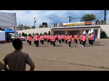 飛鳥Ⅲ初寄港　オアシスフェスタ　釧路北陽高校吹奏楽部演奏