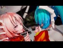 [MMD] ダイダイダイダイダイキライ 【初音ミクVS重音テト】