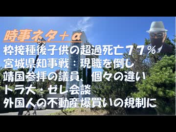 ｍＲＮＡワクの時期から子供の死亡率1.7倍！外国人不動産取得規制と国の買取制度の確率をｂｙ政経プラットフォーム！消費税は中小企業支援策・賃金を上げる策でもあるｂｙ安藤裕・神谷宗幣！【アラ還・読書中毒】